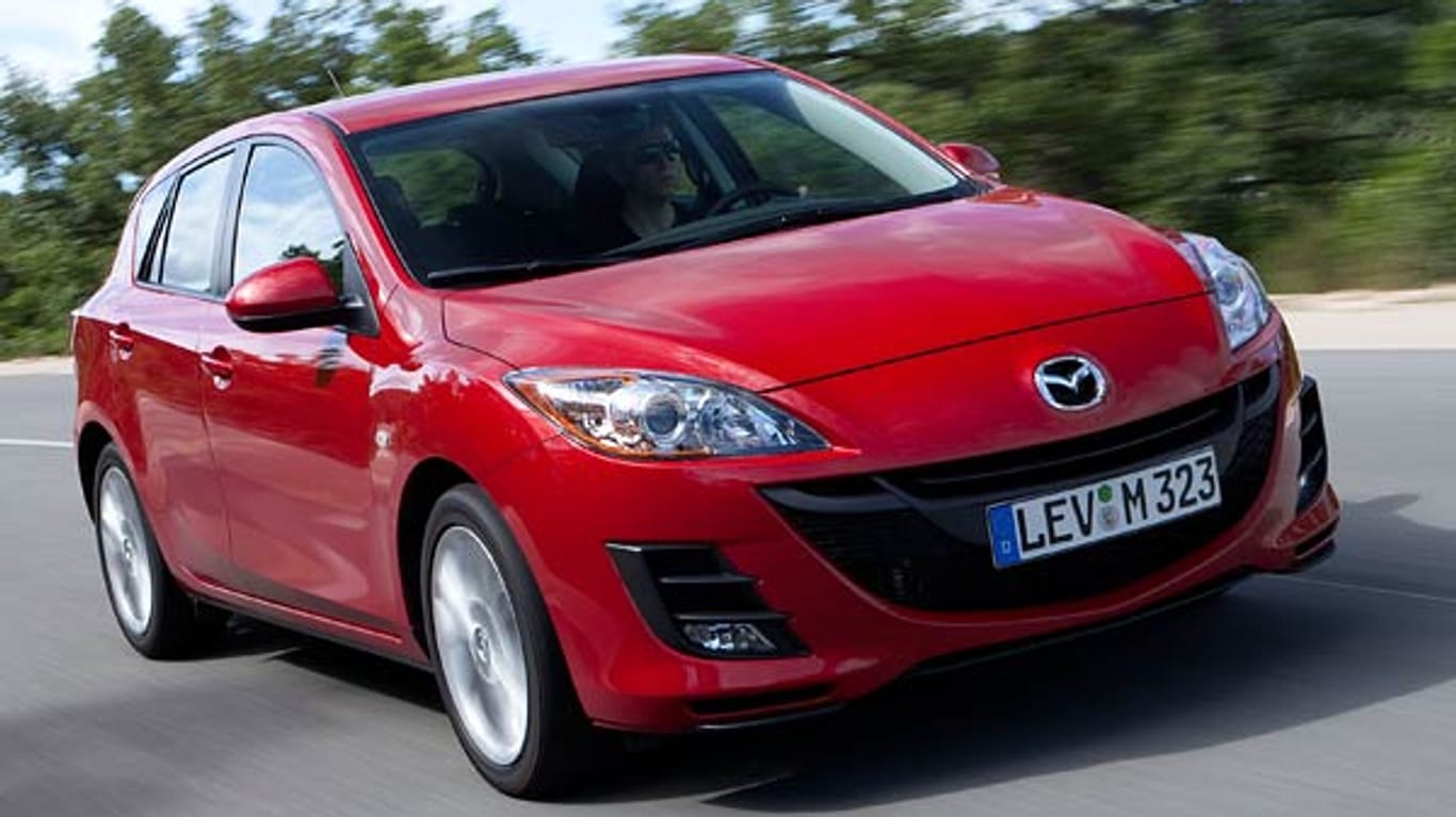 Mazda3 1,6 MZ-CD: 12,1 Liter Verbrauch; 14,52 Euro Kosten auf 100 km.