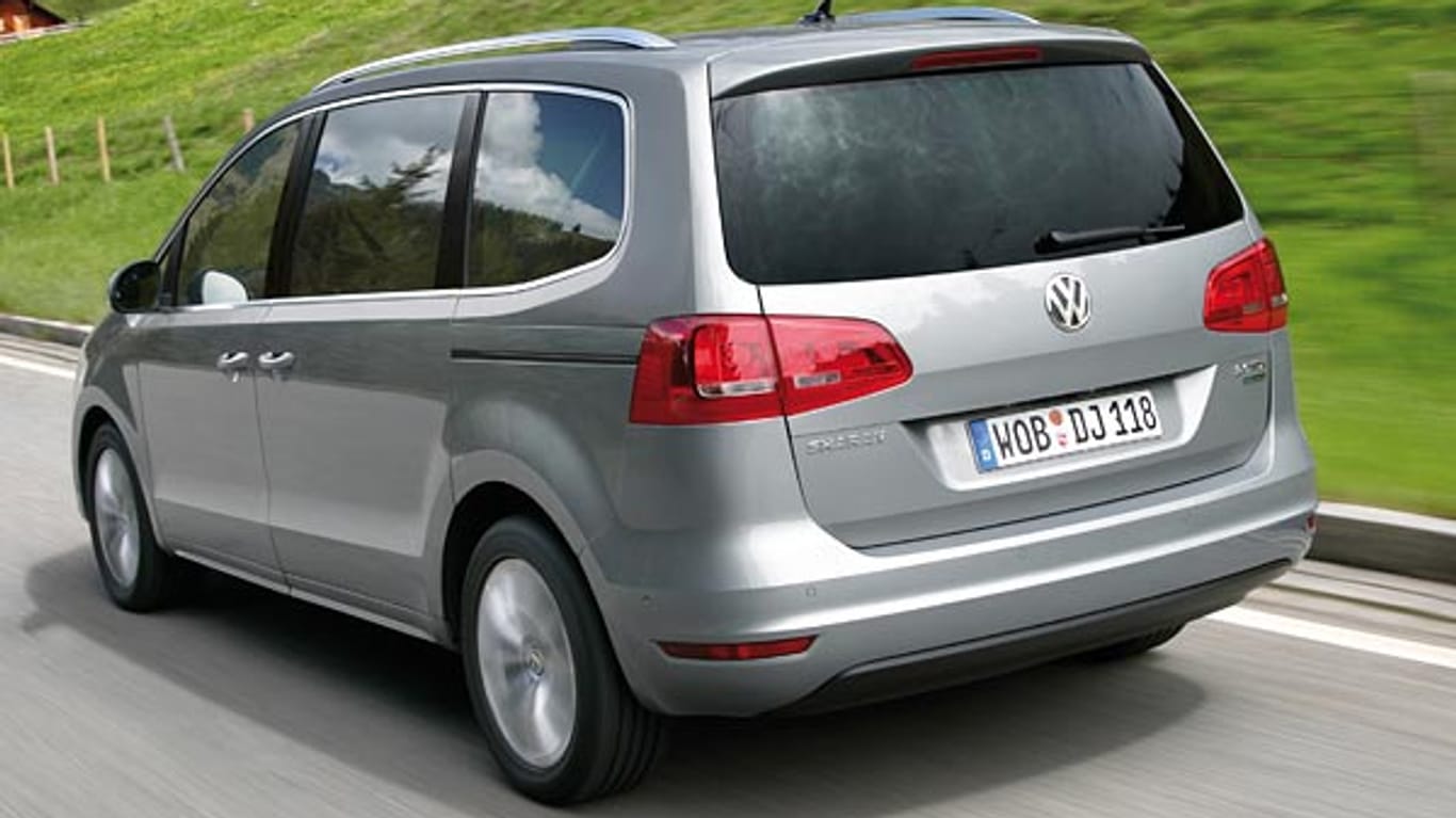VW Sharan 1,4 TSI: 17,2 Liter Verbrauch; 24,08 Euro Kosten auf 100 km.