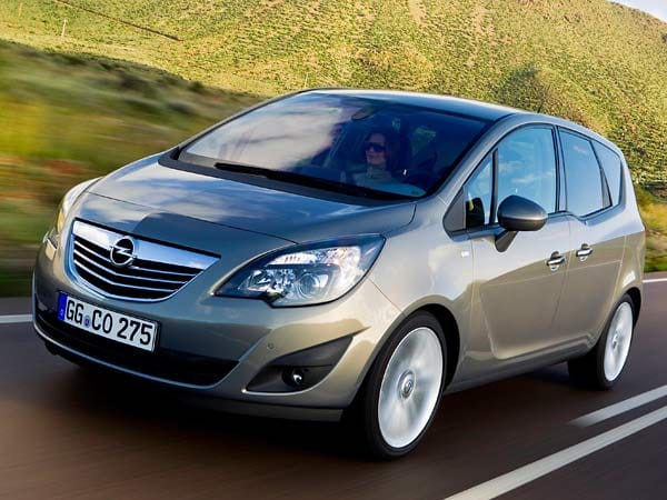 Opel Meriva 1,7 CDTI: 10,4 Liter Verbrauch: 12,48 Euro Kosten auf 100 km.