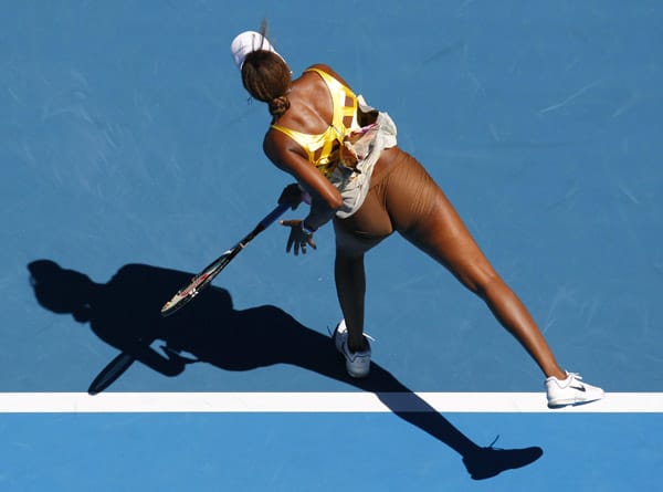 Gewagtes Outfit: Venus Williams.