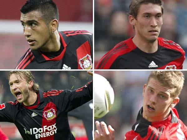 Bayer Leverkusen: Auch in Leverkusen setzen sie auf einen Bender, den Zwillingsbruder Lars (u.re.). Eigentlich gesetzt sind aber Kapitän Simon Rolfes und Arturo Vidal. Stefan Reinartz (o.re.) hat von Trainer Jupp Heynckes eine Stammplatzgarantie bekommen, wird dafür aber in die Innenverteidigung abgeschoben. (Fotos: imago) Bayer Leverkusen: Auch in Leverkusen setzen sie auf einen Bender, den Zwillingsbruder Lars (u.re.). Eigentlich gesetzt sind aber Kapitän Simon Rolfes und Arturo Vidal. Stefan Reinartz (o.re.) hat von Trainer Jupp Heynckes eine Stammplatzgarantie bekommen, wird dafür aber in die Innenverteidigung abgeschoben. (Fotos: imago)