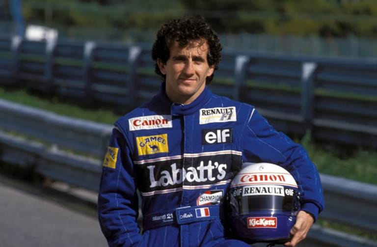 Alain Prost ist einer der ganz Großen der Formel 1. Zwischen 1980 und 1993 gewann er mit McLaren und Williams viermal den Titel (1985, 1986, 1989, 1993). Außerdem wurde er ebenfalls viermal Vize-Weltmeister und gewann nach Michael Schumacher und Juan Manuel Fangio mit 52 die meisten Grand Prix. Neben Niki Lauda ist er der einzige Pilot, der den Titel noch einmal nach seinem Comeback holte. Seine Rivalität zu Ayrton Senna ist legendär.