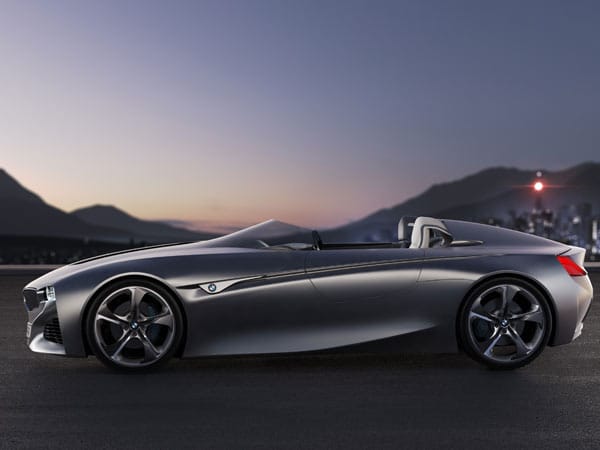 Fast schon ein Speedster mit nur kleiner Stummelscheibe ist der jüngste BMW-Entwurf.