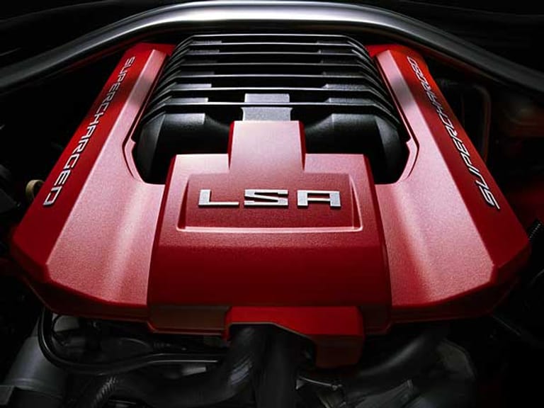 Der LSA-V8 mit Kompressorunterstützung leistet aus 6,2 Litern Hubraum 580 PS und 753 Newtonmeter maximales Drehmoment.