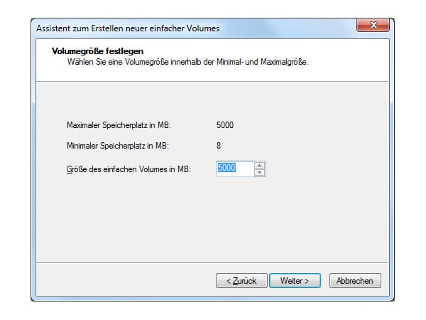 Windows - Festplatte partitionieren (Screenshot: t-online.de)