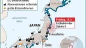 Erdbeben in Japan: Von dem Beben und dem folgenden Tsunami ist besonders die Ostküste Japans betroffen.