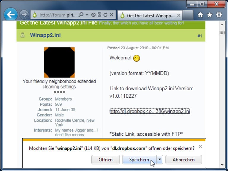 CCleaner erweitern (Bild: t-online.de)