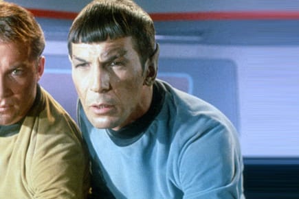 William Shatner und Leonard Nimoy erforschten als Captain Kirk und Mr. Spock mit der "Enterprise" die unendlichen Weiten des Weltraums.