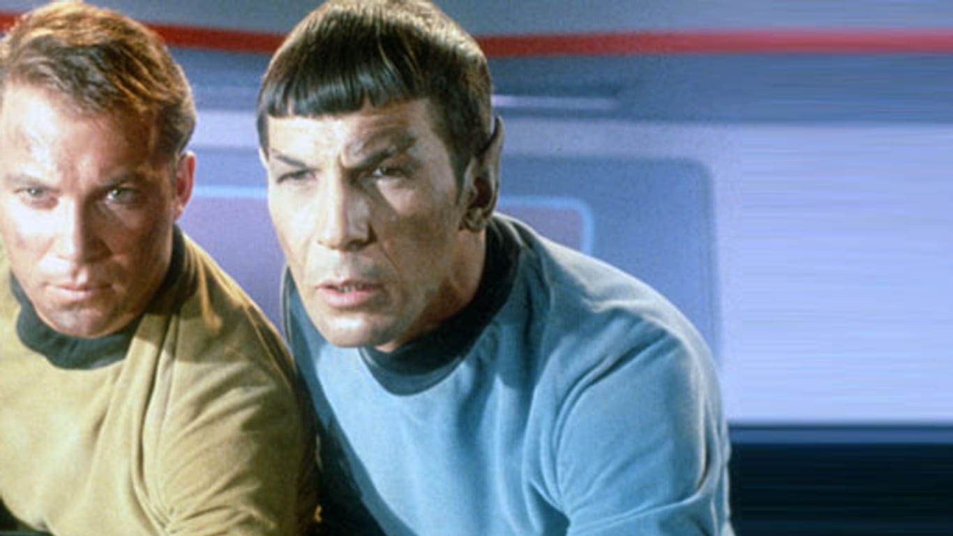 William Shatner und Leonard Nimoy erforschten als Captain Kirk und Mr. Spock mit der "Enterprise" die unendlichen Weiten des Weltraums.
