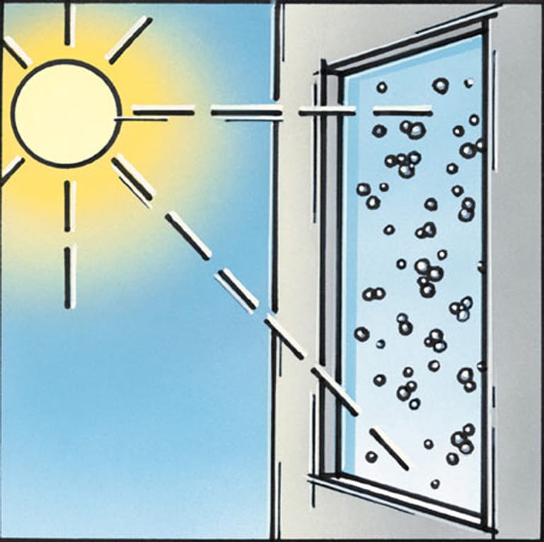 Selbstreinigende Fenster