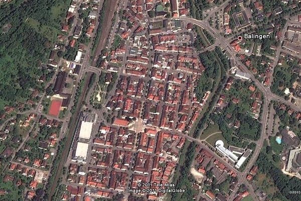 Brandneuen Deutschland-Karten für Google Earth. (Screenshot: t-online.de)