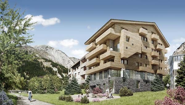 Apartmenthaus Hirsch (Grafik: Andermatt Swissalps)