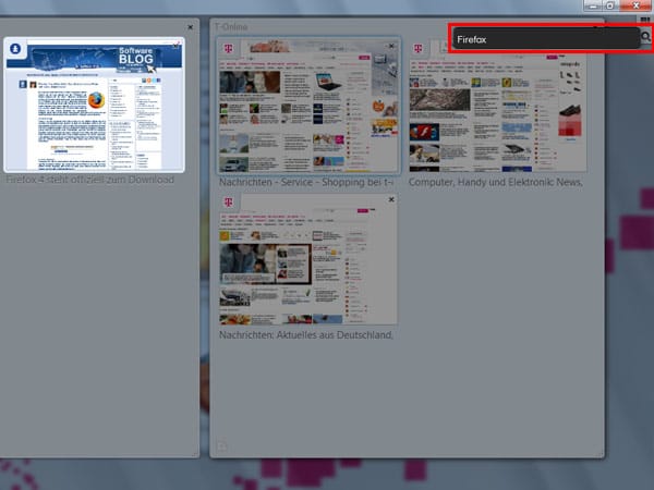 Firefox: Neue Funktionen (Screenshot: t-online.de)