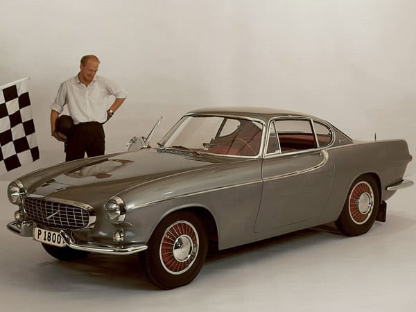 Vor 50 Jahre brachte Volvo den legendären P 1800 auf den Markt. Das Bild zeigt einen Prototypen von 1960.