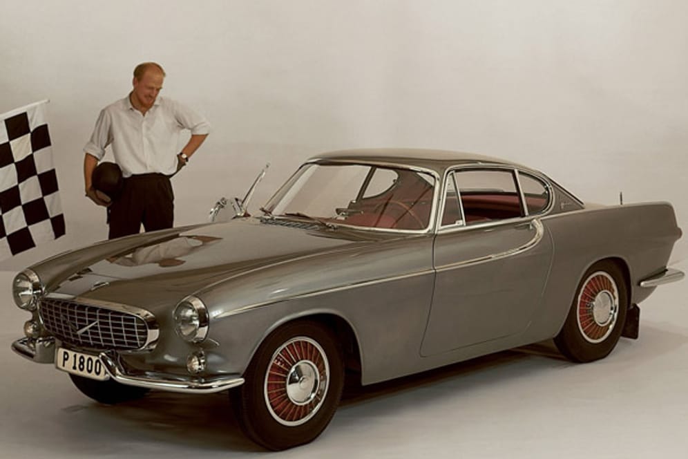 Vor 50 Jahre brachte Volvo den legendären P 1800 auf den Markt. Das Bild zeigt einen Prototypen von 1960.