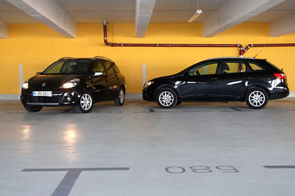 Kleine Kombis im Vergleich: Renault Clio Grandtour (links im Bild) vs. Seat Ibiza ST