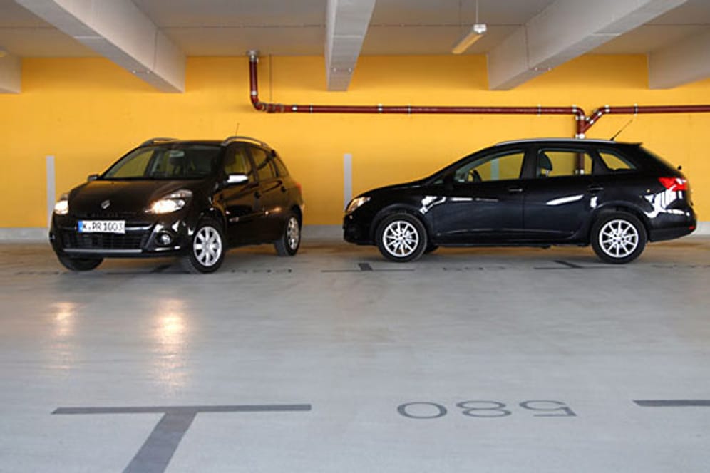 Kleine Kombis im Vergleich: Renault Clio Grandtour (links im Bild) vs. Seat Ibiza ST