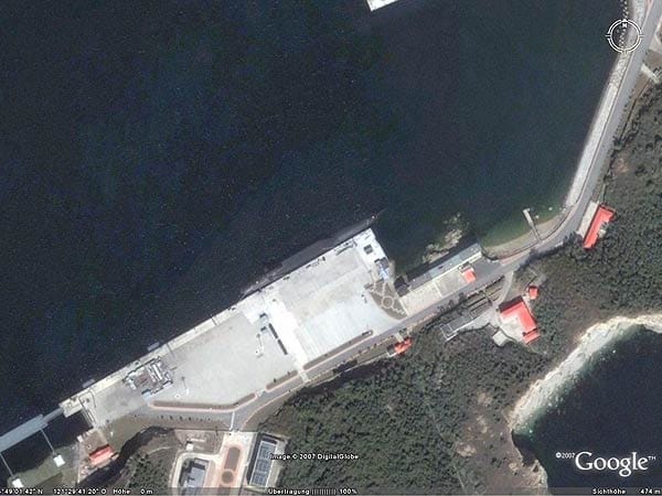 Chinesisches Atom-U-Boot in Google Earth