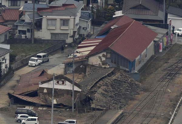 Erneut ist die Präfektur Miyagi besonders von dem Beben betroffen. Das Epizentrum liegt etwa 60 Kilometer von der Stadt Sendai entfernt.