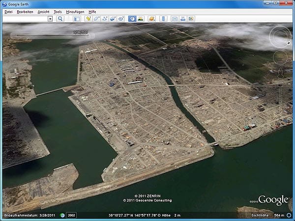 Japan: Fukushima und Tsunami-Region (Screenshot: t-online.de) Japan: Fukushima und Tsunami-Region (Screenshot: t-online.de)