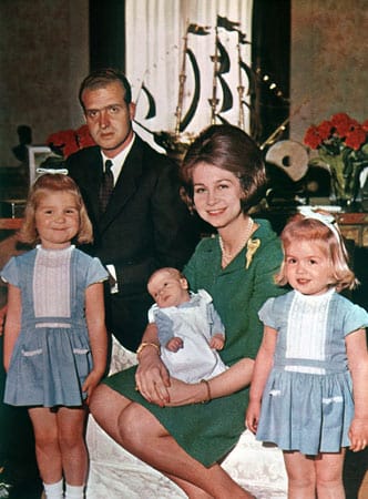 Die spanische Königsfamilie im Jahr 1969
