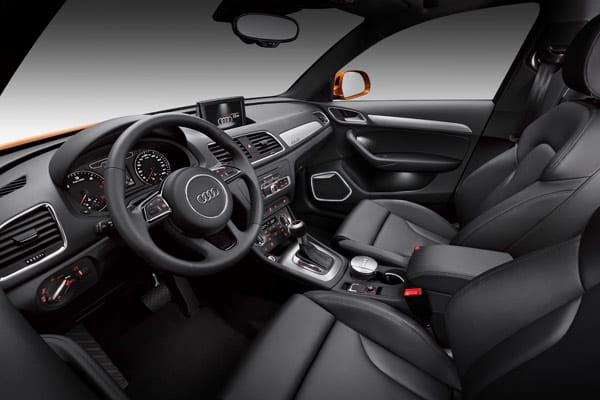 Audi-typisch sieht der Innenraum im Q3 aus.