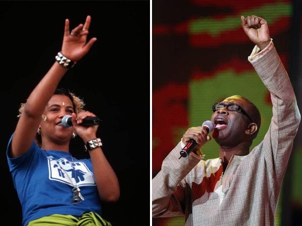 Neneh Cherry und Youssou N'Dour (Fotos: Imago)