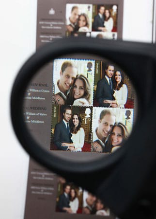 Bald zieren William und Kate auch noch die britische Post. Bald zieren William und Kate auch noch die britische Post.