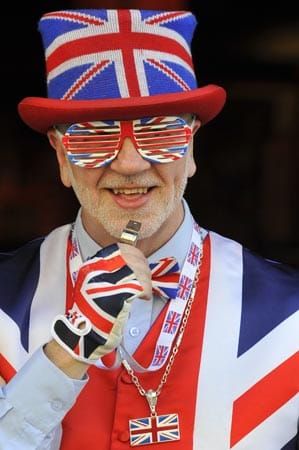Die Briten sind völlig dem Hochzeitswahn verfallen. Die Briten sind völlig dem Hochzeitswahn verfallen.