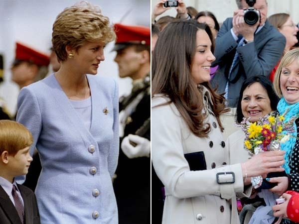 Stilvergleich Diana und Kate (Fotos: Reuters, wenn) Stilvergleich Diana und Kate (Fotos: Reuters, wenn)