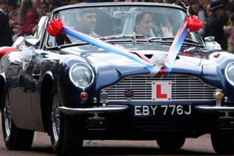 Aston Martin DB6 auf der Hochzeit von Prinz William und Kate