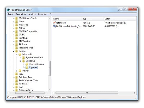 Windows-7-Startmenü um Websuche erweitern (Screenshot: t-online.de)