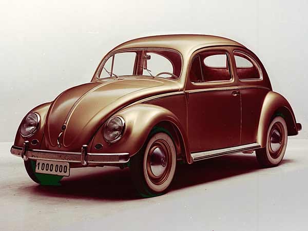 Der VW Käfer feierte schon 1955 die erste Million.
