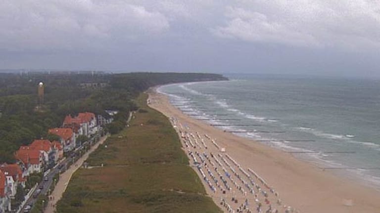 Webcam Warnemünde Ostsee (Screenshot: t-online.de)