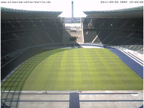 Webcam Olympiastadion Berlin (Screenshot: t-online.de)