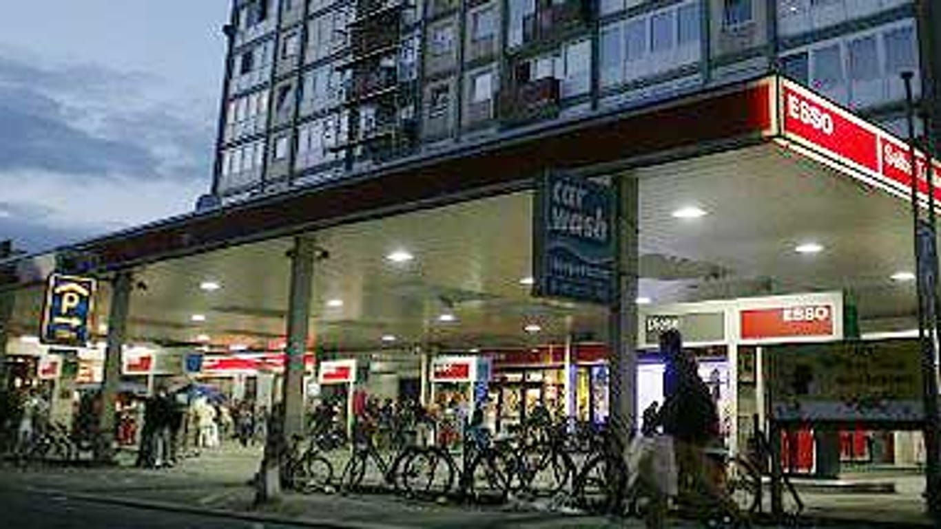 Esso-Tankstelle auf St. Pauli