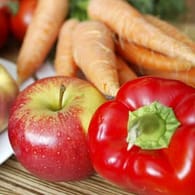 Obst und Gemüse enthalten zahlreiche Vitamine und Nährstoffe