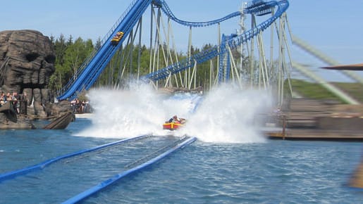 Der größte Watercoaster Europas.