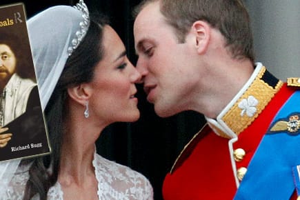William und Kate küssen sich bei ihrer Hochzeit. Laut Wissenschaftler waren ihre Vorfahren Kannibalen.