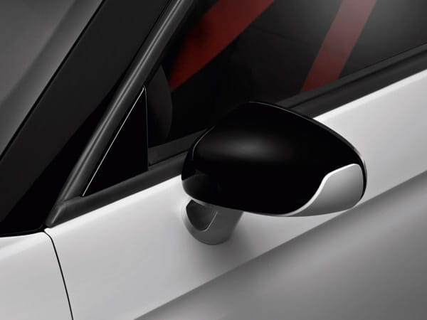 Die Außenspiegel wurden in Anlehnung an den Audi R8 geformt.