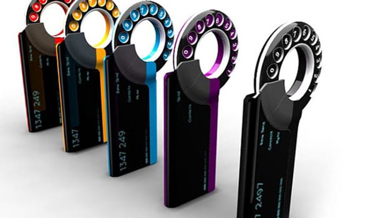 Eine neue Zukunft für die Wählscheibe verspricht das Designkonzept Samsung Jot Rotary Dial Phone. Die abnehmbare Wählscheibe ist über einem OLED-Display angebracht, das mit Stylus-Stift beschrieben wird.
