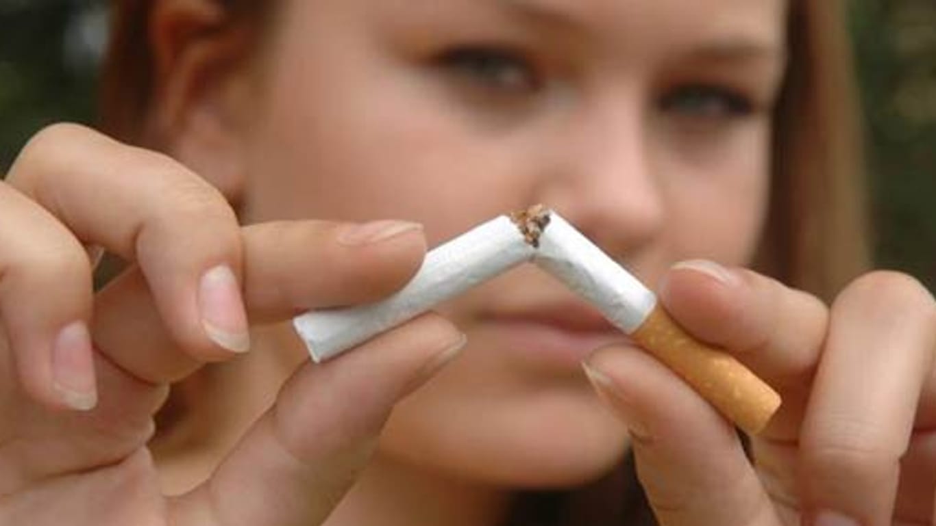 Mit dem Rauchen aufzuhören erfordert Disziplin