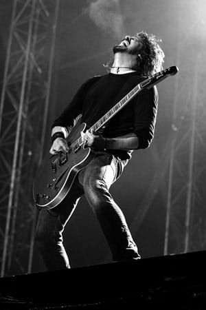 Ließ die Herzen der angereisten Damen dahinschmelzen: Dave Grohl, Frontmann der Foo Fighters Ließ die Herzen der angereisten Damen dahinschmelzen: Dave Grohl, Frontmann der Foo Fighters