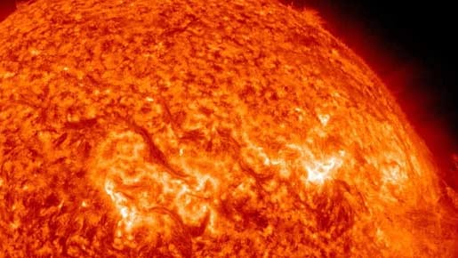 Auf der Sonne wird ungeheure Energie freigesetzt