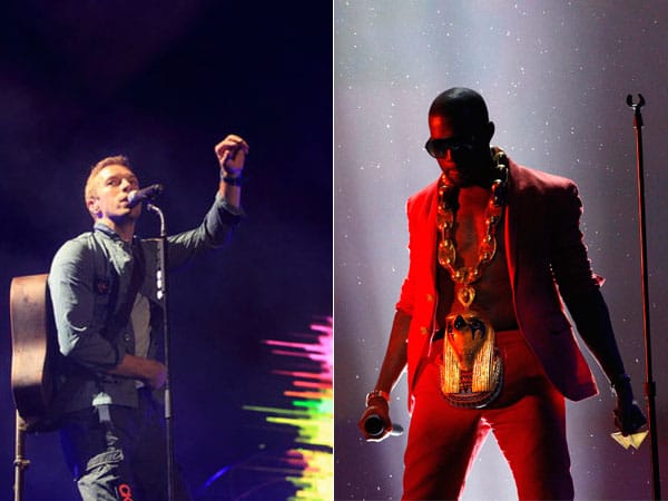 Chris Martin (l.) und Kanye West (Fotos: Dpa/Reuters)