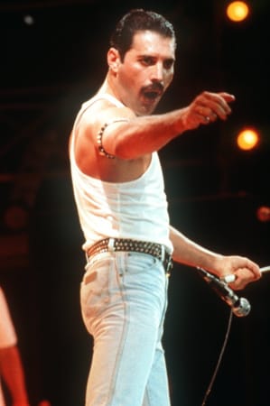 Auf Platz zwei: Freddie Mercury
