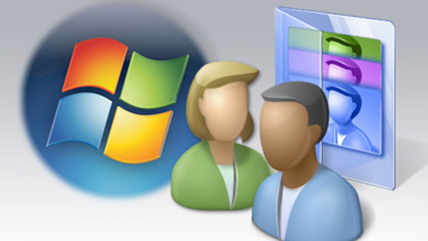 Windows lässt sich problemlos für mehrere Benutzer konfigurieren (Bild: t-online)