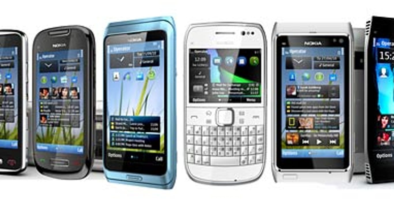 Nokia C6, C7, E7, E6, N8 und X7