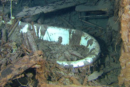 Erstmals wurden diese Bilder von Wrackteilen der Titanic veröffentlicht