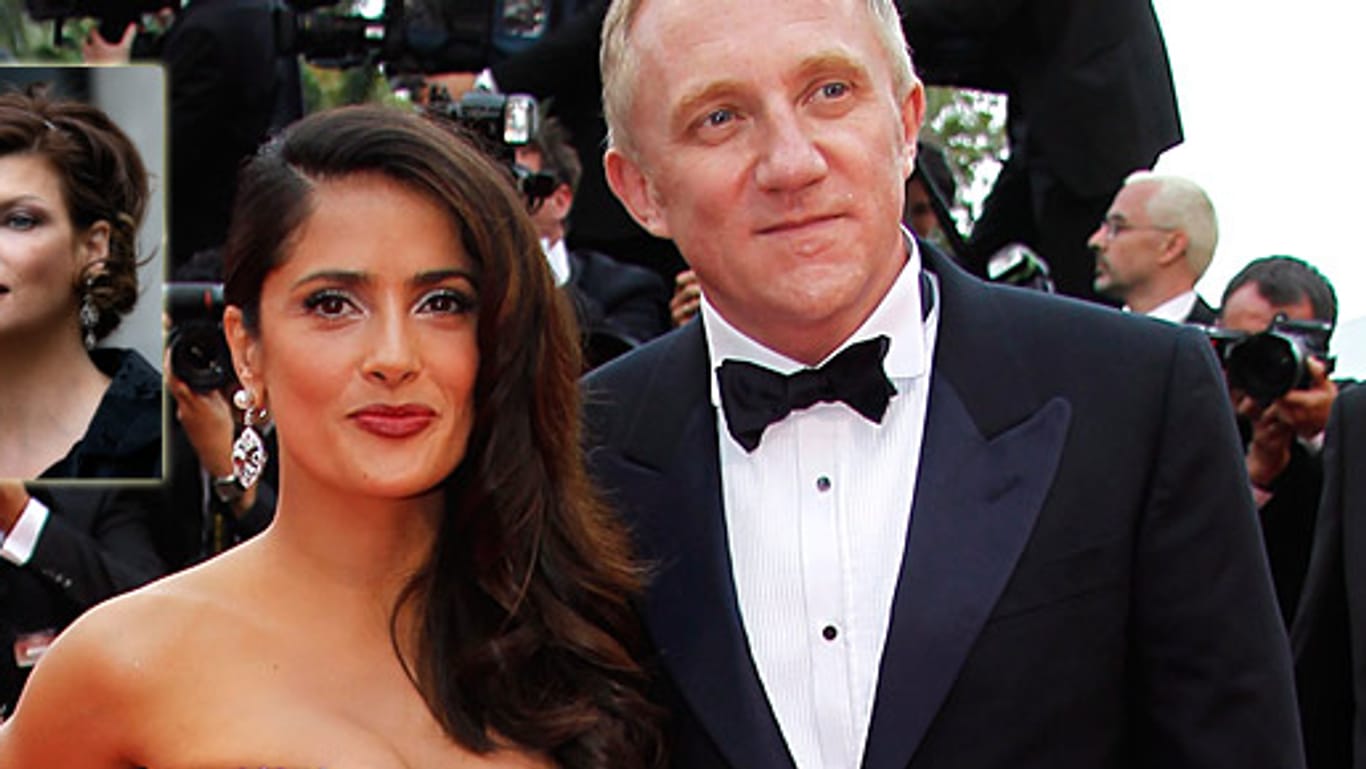 Salma Hayeks Ehemann Francois-Henri Pinault hat einen Sohn mit Linda Evangelista. (Fotos: Imago)